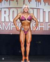 Fuchsia purple Figure suit