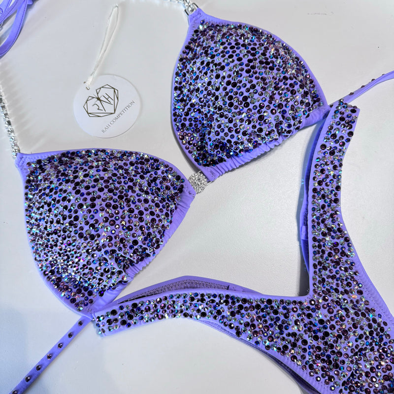 Lilac Scatter figure suit