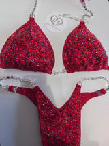 Vivid Red Competition bikini