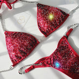 Red Scatter competition bikini