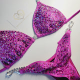 Hot pink Competition Bikini