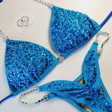 Iced aqua Competition Bikini