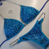 Iced aqua Competition Bikini