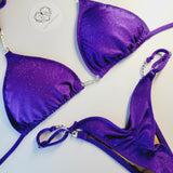 Wellness Purple Sparkle Posing suit