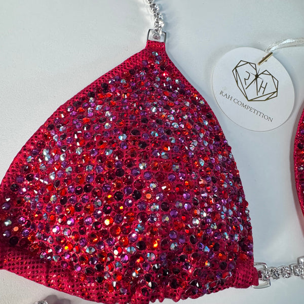 Holo Red Scatter Competition Bikini