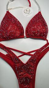 Red Scatter Figure suit