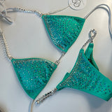 Premade mint competition bikini