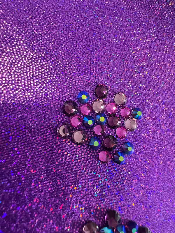 Custom purple wellness suit