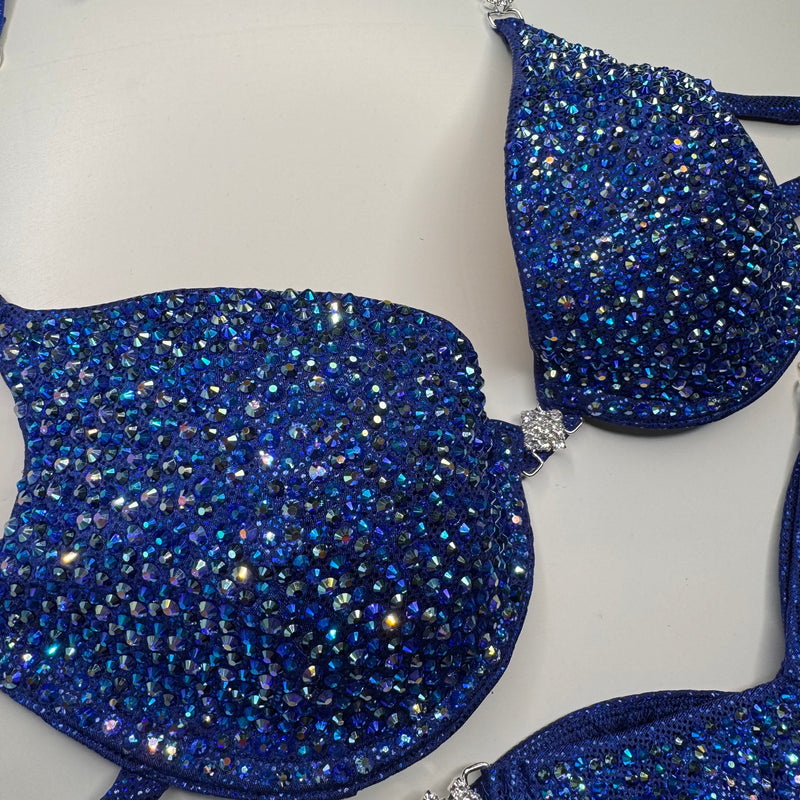 Royal blue Scatter Wellness Bikini