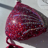 Red Sparkle Figure suit