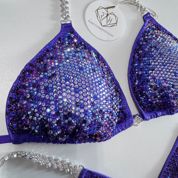 Purple inner glow Competition Bikini