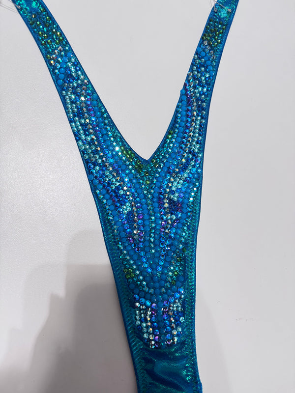 Teal dreams figure suit