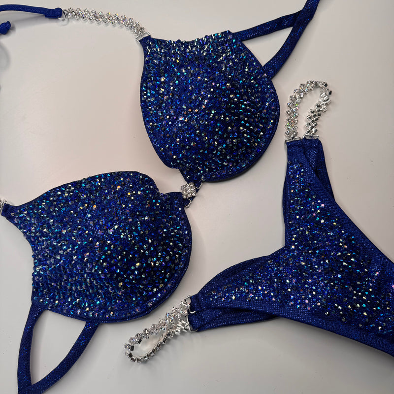 Royal blue Scatter Wellness Bikini
