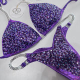 Purple Bliss Sea Scatter Competition Bikini