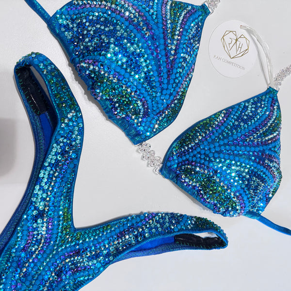Teal dreams figure suit