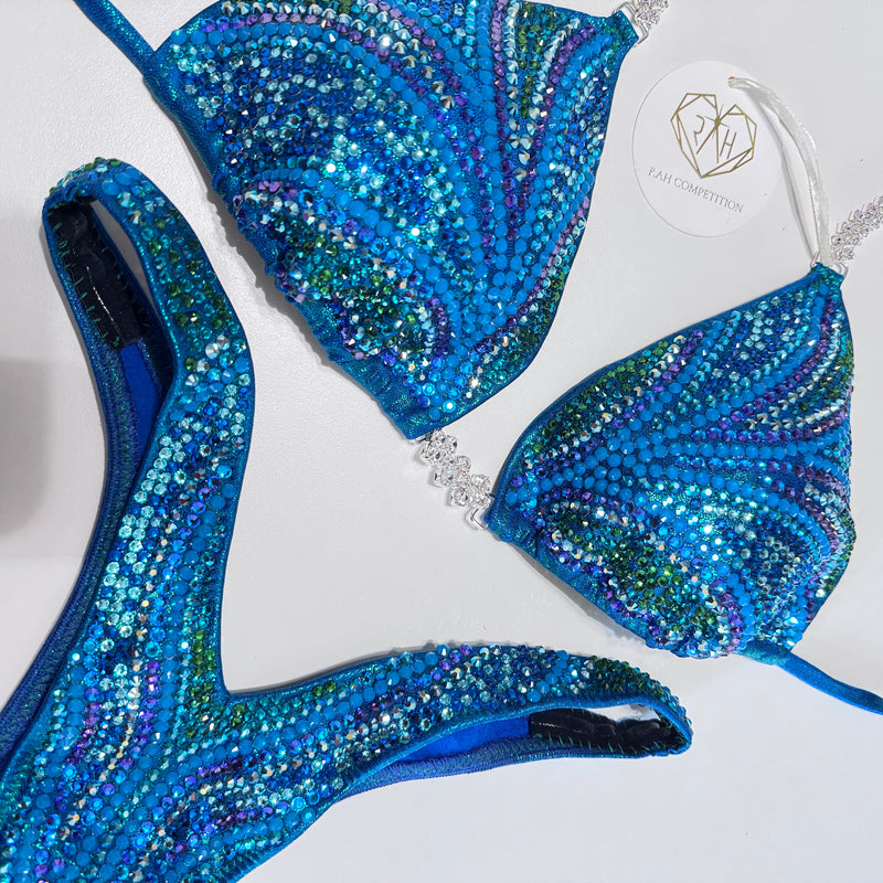 Teal dreams figure suit