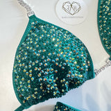 Hunter Green Scatter Figure suit