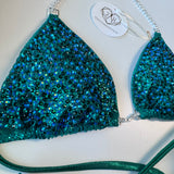 Green Scatter figure suit