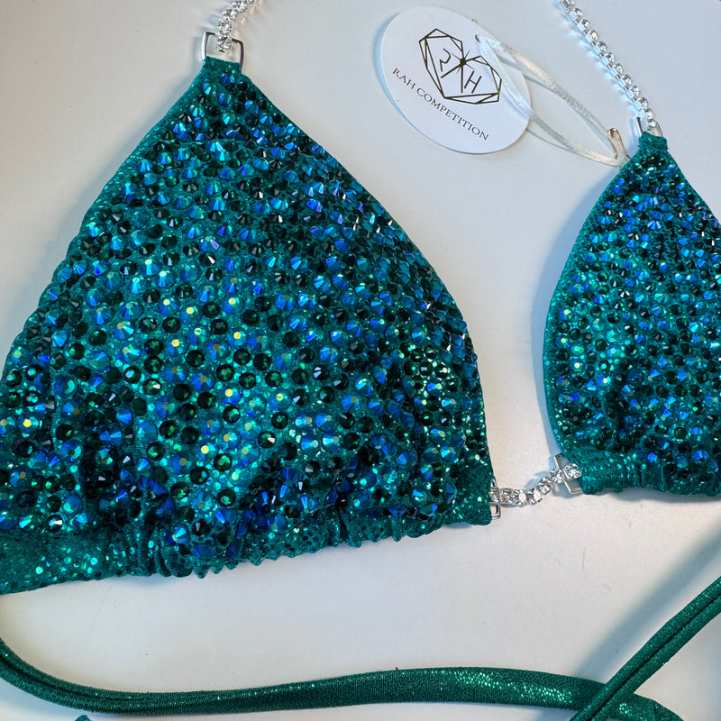 Green Scatter figure suit
