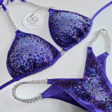 Purple inner glow Competition Bikini