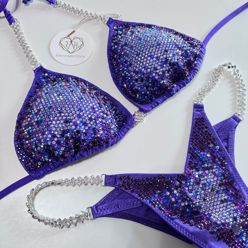 Purple inner glow Competition Bikini