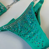 Premade mint competition bikini