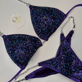 Purple Geranium Competition Bikini