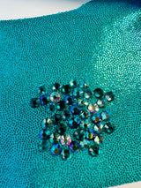 Custom diamond seafoam competition bikini