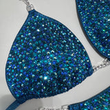 Twinkle Teal Scatter competition bikini