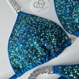 Pacific Kelly Blue competition bikini