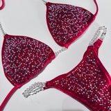 Velvet Red Competition Suit