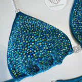 Velvet Teal Scatter Competition Bikini