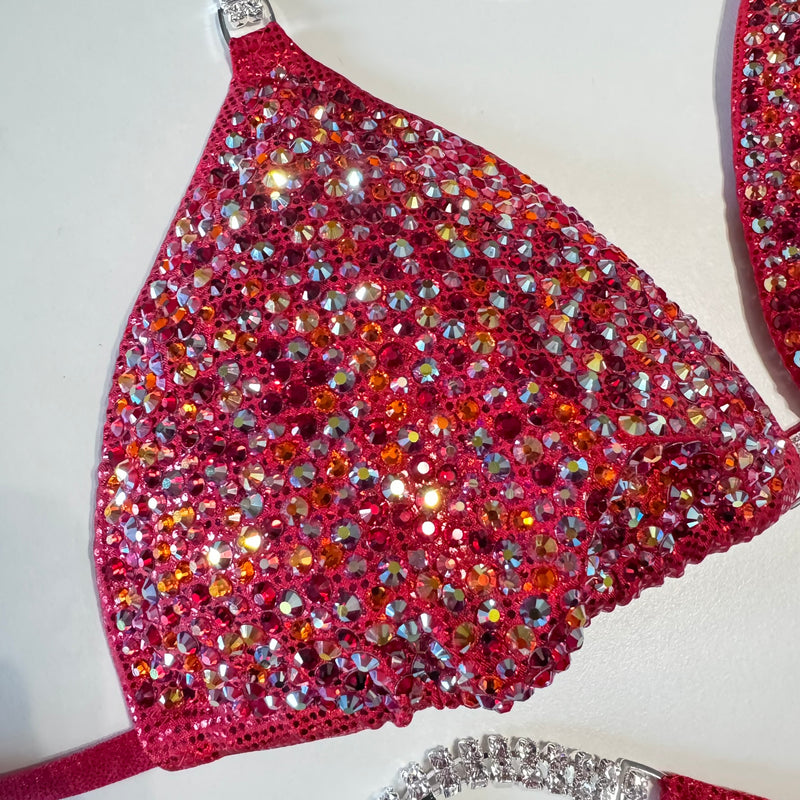 Fire Red Scatter Wellness Bikini