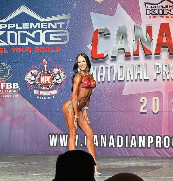Red mix Scatter competition bikini