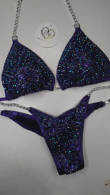 Purple Geranium Competition Bikini