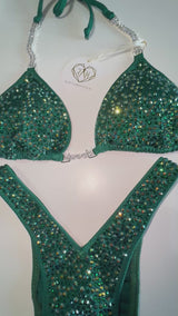 Hunter Green Scatter Figure suit