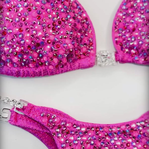 Hot Pink Competition Bikini