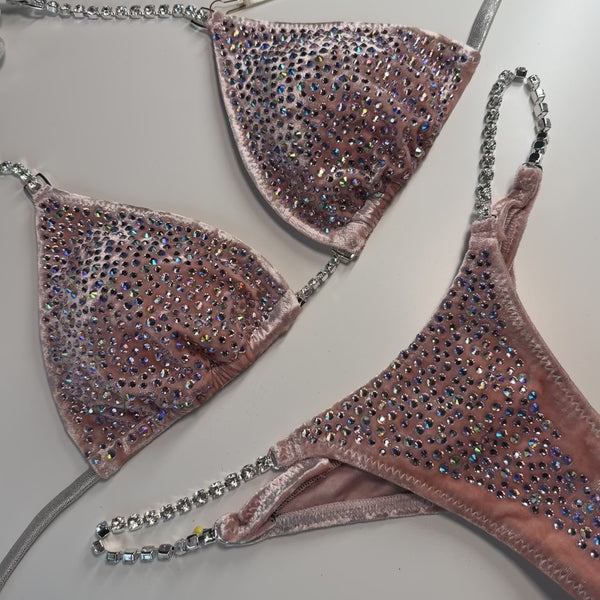 Premade Velvet Blush competition bikini