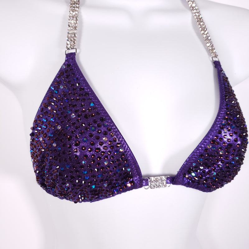 Purple Rain Scatter Competition Bikini
