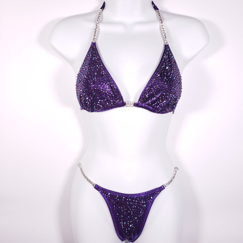 Purple Geranium Competition Bikini