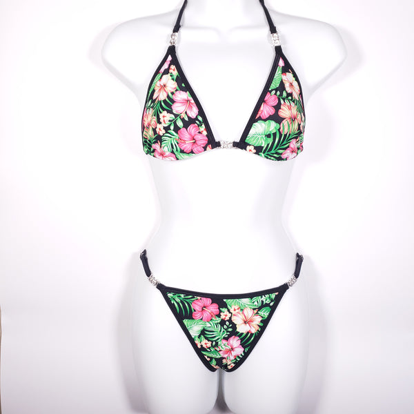 Small Hawaiian Hibiscus Posing suit