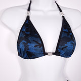 Blue Camo Posing suit