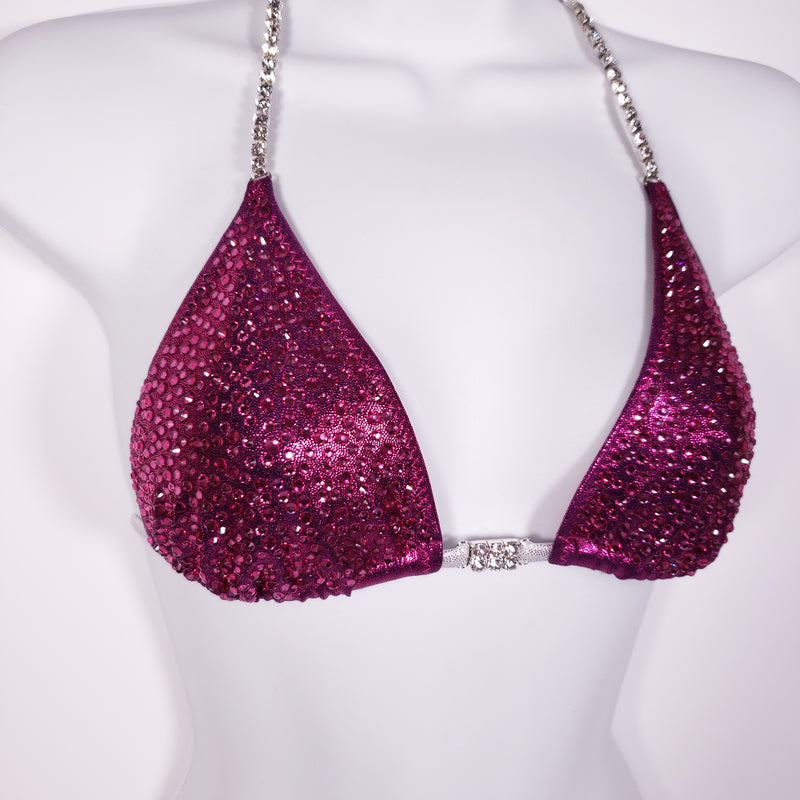 Fuchsia Scatter Competition Bikini