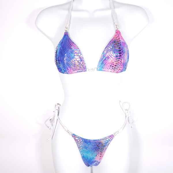Iridescent Snakeskin Posing suit