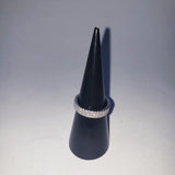 3row 925 sterling silver Ring