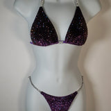 Metallic purple Elite III Competition Bikini