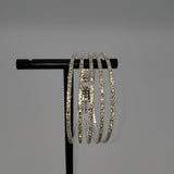 5 Row Rhinestone Cuff Bracelet