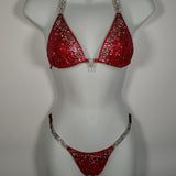 Pink dangle sample Competition Bikini